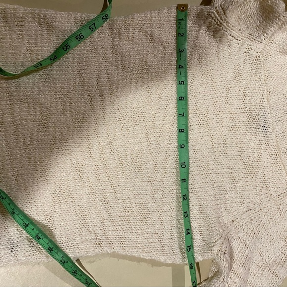 Bebe Sweater Women’s Medium Cream Cowl Neck Oversized - Picture 3 of 6